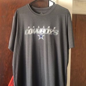 Gray dri-fit short sleeve T-shirt